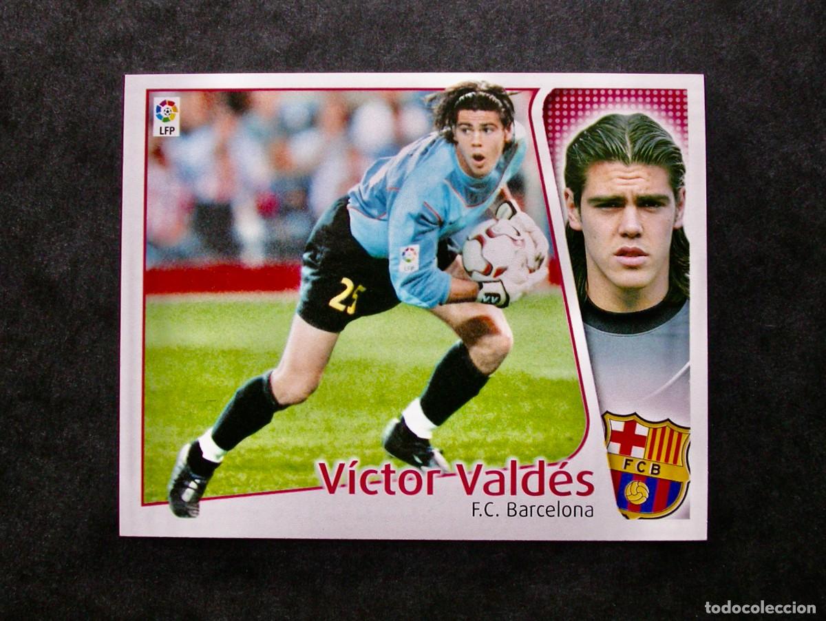 Cromos de f&uacute;tbol: V&Iacute;CTOR VALD&Eacute;S / F.C. BARCELONA / EDICIONES ESTE LIGA 2004-2005 04-05 / NUNCA PEGADO