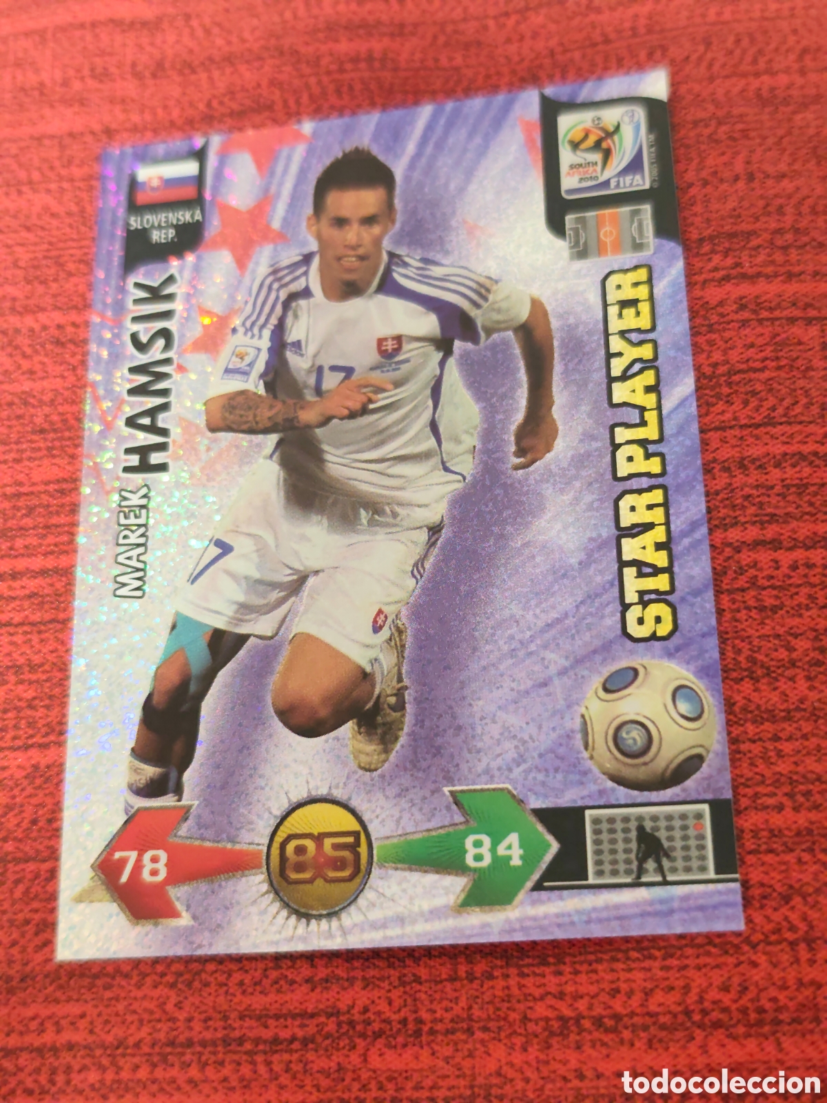 Cromos de f&uacute;tbol: STAR PLAYER HAMSIK REP. ESLOVENA ADRENALYN XL WORLD CUP SOUTH AFRICA 2010