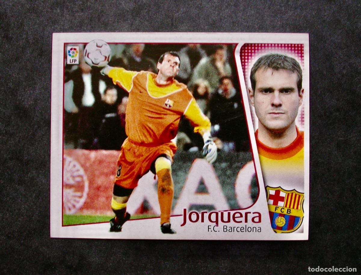 Cromos de f&uacute;tbol: JORQUERA / F.C. BARCELONA / EDICIONES ESTE LIGA 2004-2005 04-05 / NUNCA PEGADO