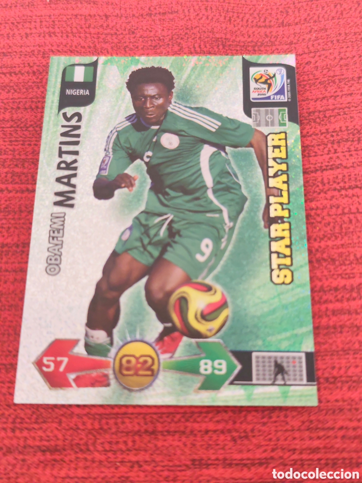 Cromos de Futebol: STAR PLAYER MARTINS NIGERIA ADRENALYN XL WORLD CUP SOUTH AFRICA 2010