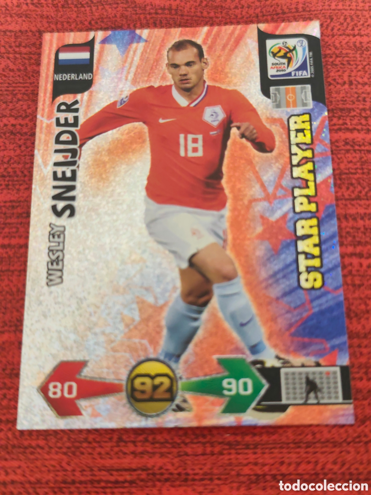 Cromos de f&uacute;tbol: STAR PLAYER SNEIJDER HOLANDA ADRENALYN XL WORLD CUP SOUTH AFRICA 2010