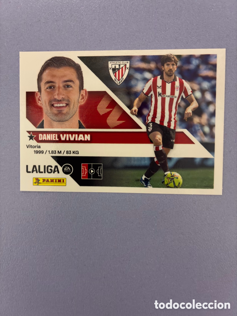 Cromos de f&uacute;tbol: Cromo Daniel Vivian (Estrella) N.&ordm; 7 Letra A - Athletic Club - Colecci&oacute;n Este / Panini Liga 2026-27