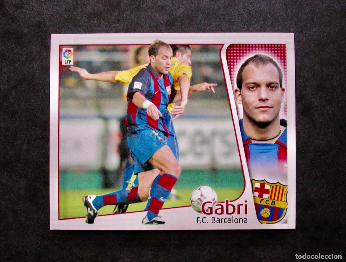 Cromos de f&uacute;tbol: GABRI / F.C. BARCELONA / EDICIONES ESTE LIGA 2004-2005 04-05 / NUNCA PEGADO