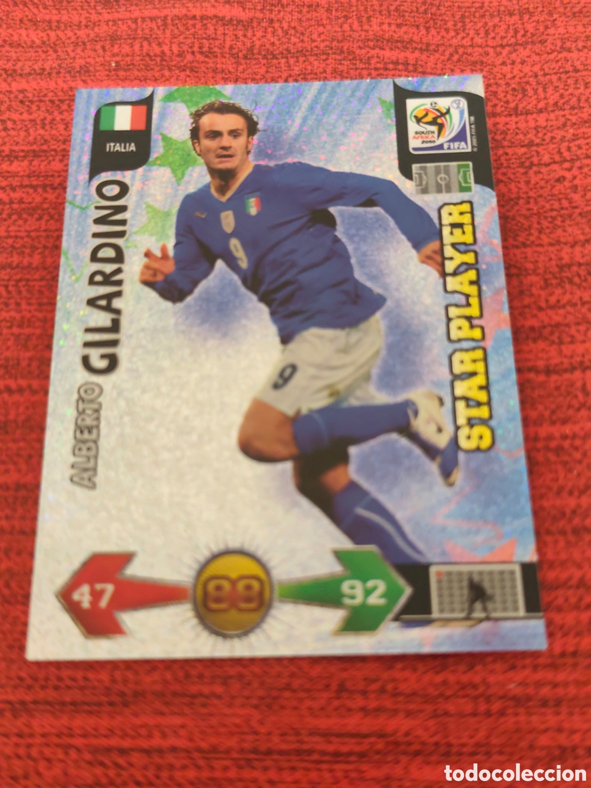 Cromos de f&uacute;tbol: STAR PLAYER GILARDINO ITALIA ADRENALYN XL WORLD CUP SOUTH AFRICA 2010