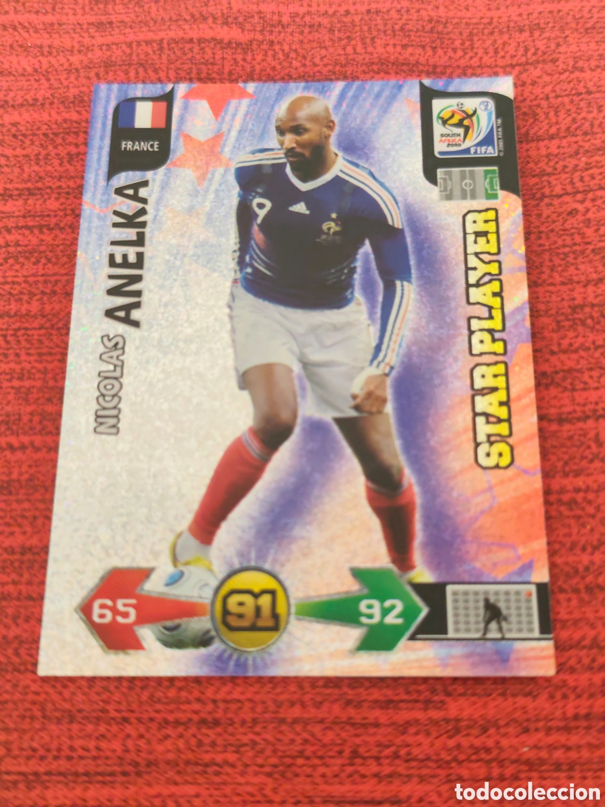 Cromos de f&uacute;tbol: STAR PLAYER ANELKA FRANCIA ADRENALYN XL WORLD CUP SOUTH AFRICA 2010