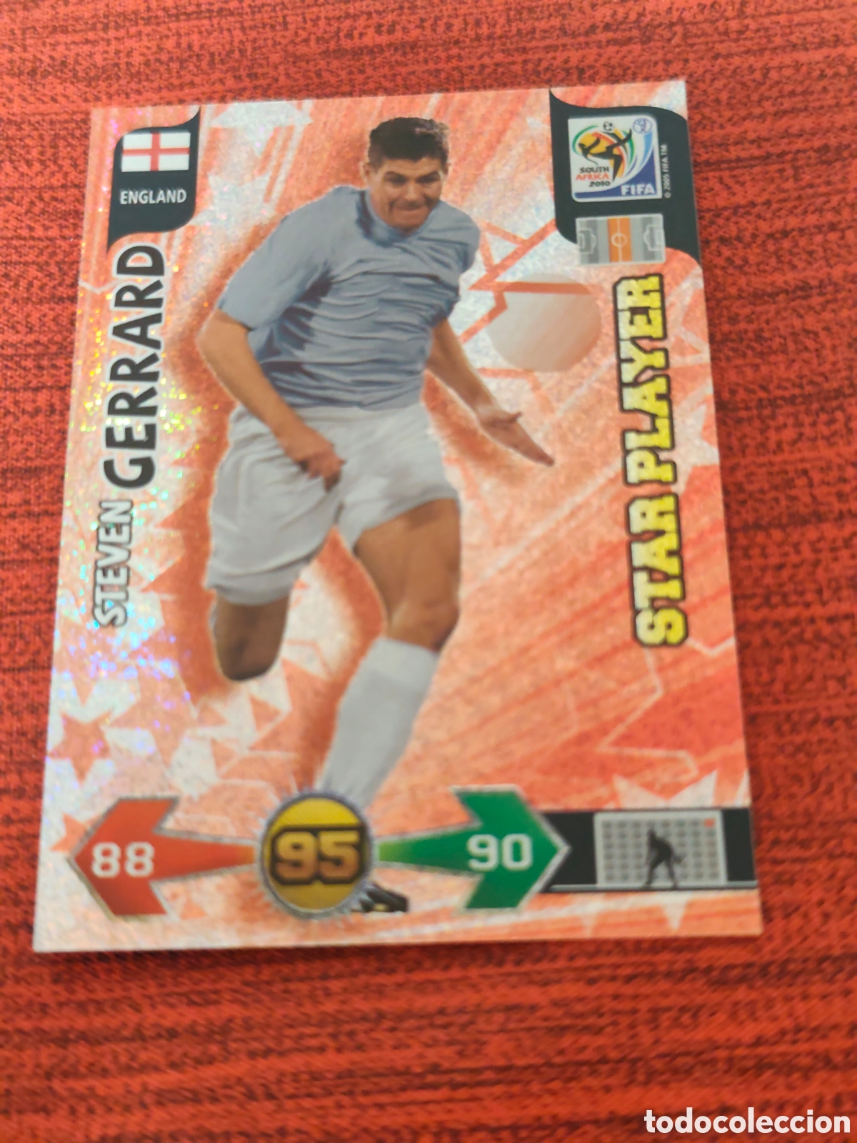 Cromos de f&uacute;tbol: STAR PLAYER GERRARD INGLATERRA ADRENALYN XL WORLD CUP SOUTH AFRICA 2010