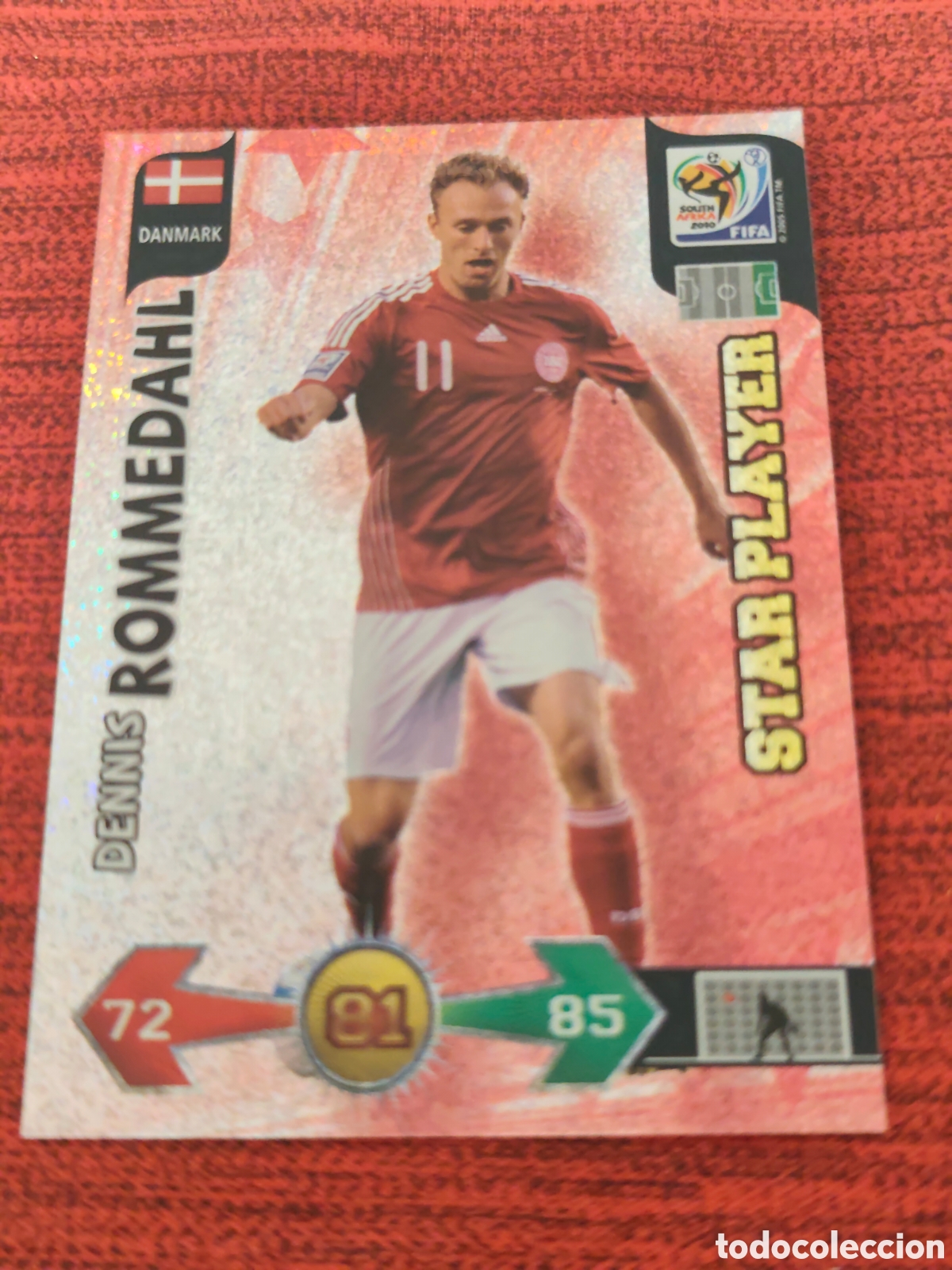 Cromos de f&uacute;tbol: STAR PLAYER ROMMEDAHL DINAMARCA ADRENALYN XL WORLD CUP SOUTH AFRICA 2010
