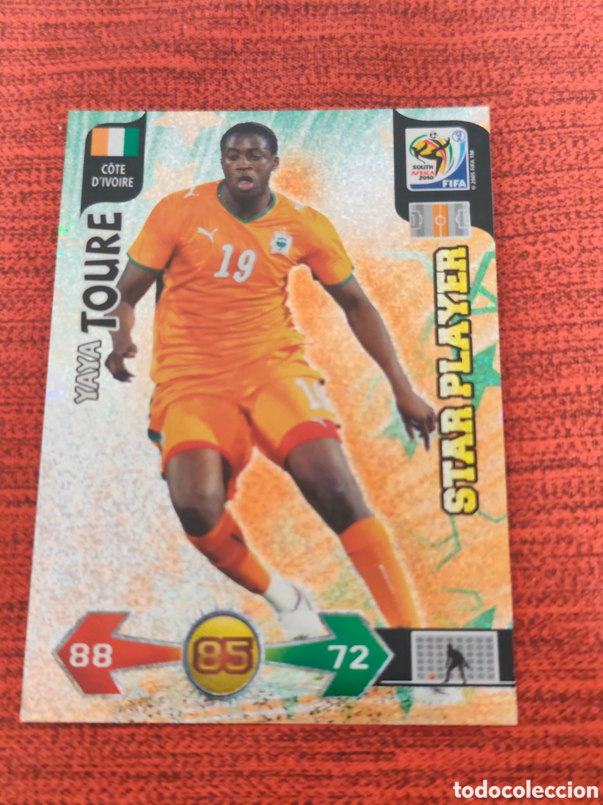 Cromos de f&uacute;tbol: STAR PLAYER TOURE COSTA DE MARFIL ADRENALYN XL WORLD CUP SOUTH AFRICA 2010