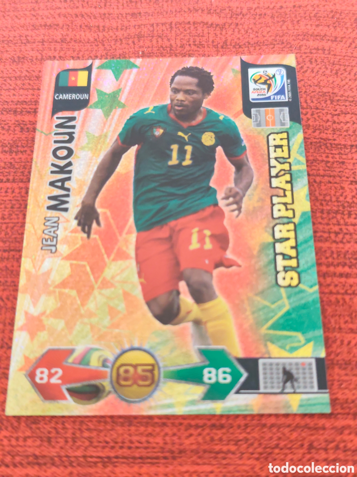 Cromos de f&uacute;tbol: STAR PLAYER MAKOUN CAMER&Uacute;N ADRENALYN XL WORLD CUP SOUTH AFRICA 2010