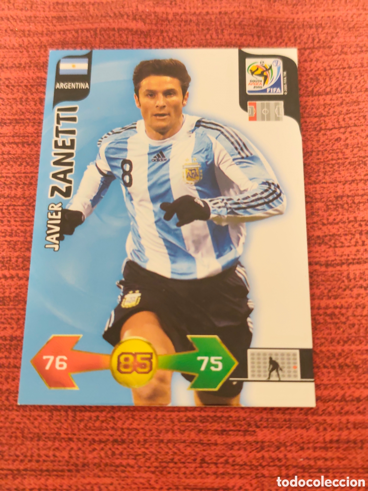Cromos de f&uacute;tbol: ZANETTI ARGENTINA ADRENALYN XL WORLD CUP SOUTH AFRICA 2010