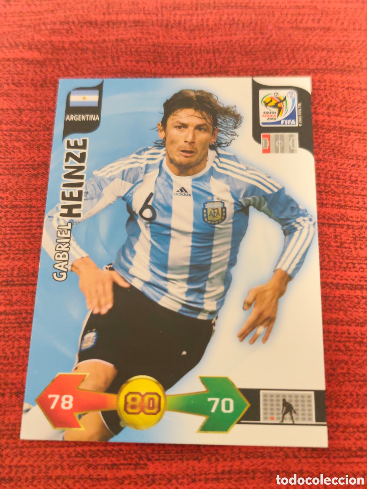 Cromos de f&uacute;tbol: HEINZE ARGENTINA ADRENALYN XL WORLD CUP SOUTH AFRICA 2010