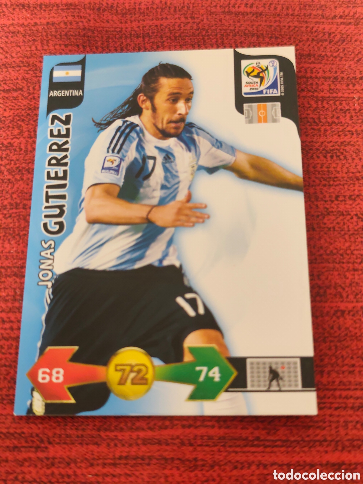 Cromos de f&uacute;tbol: GUTI&Eacute;RREZ ARGENTINA ADRENALYN XL WORLD CUP SOUTH AFRICA 2010