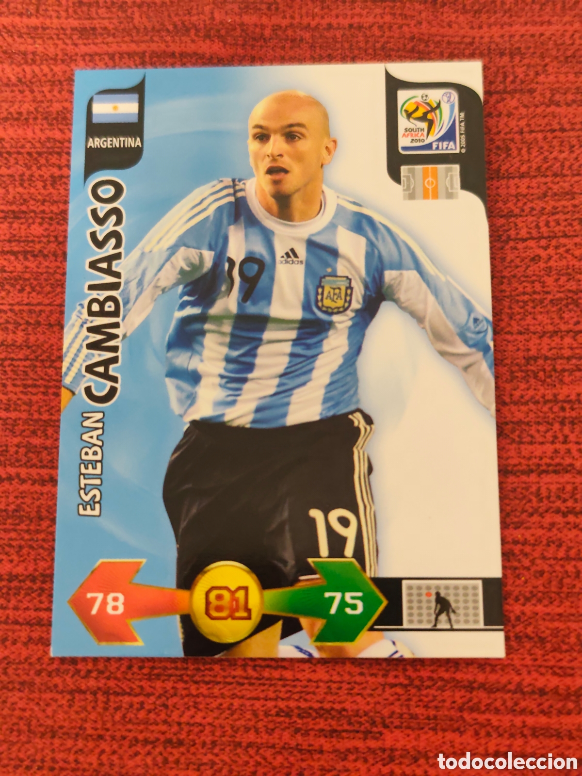 Cromos de f&uacute;tbol: CAMBIASSO ARGENTINA ADRENALYN XL WORLD CUP SOUTH AFRICA 2010