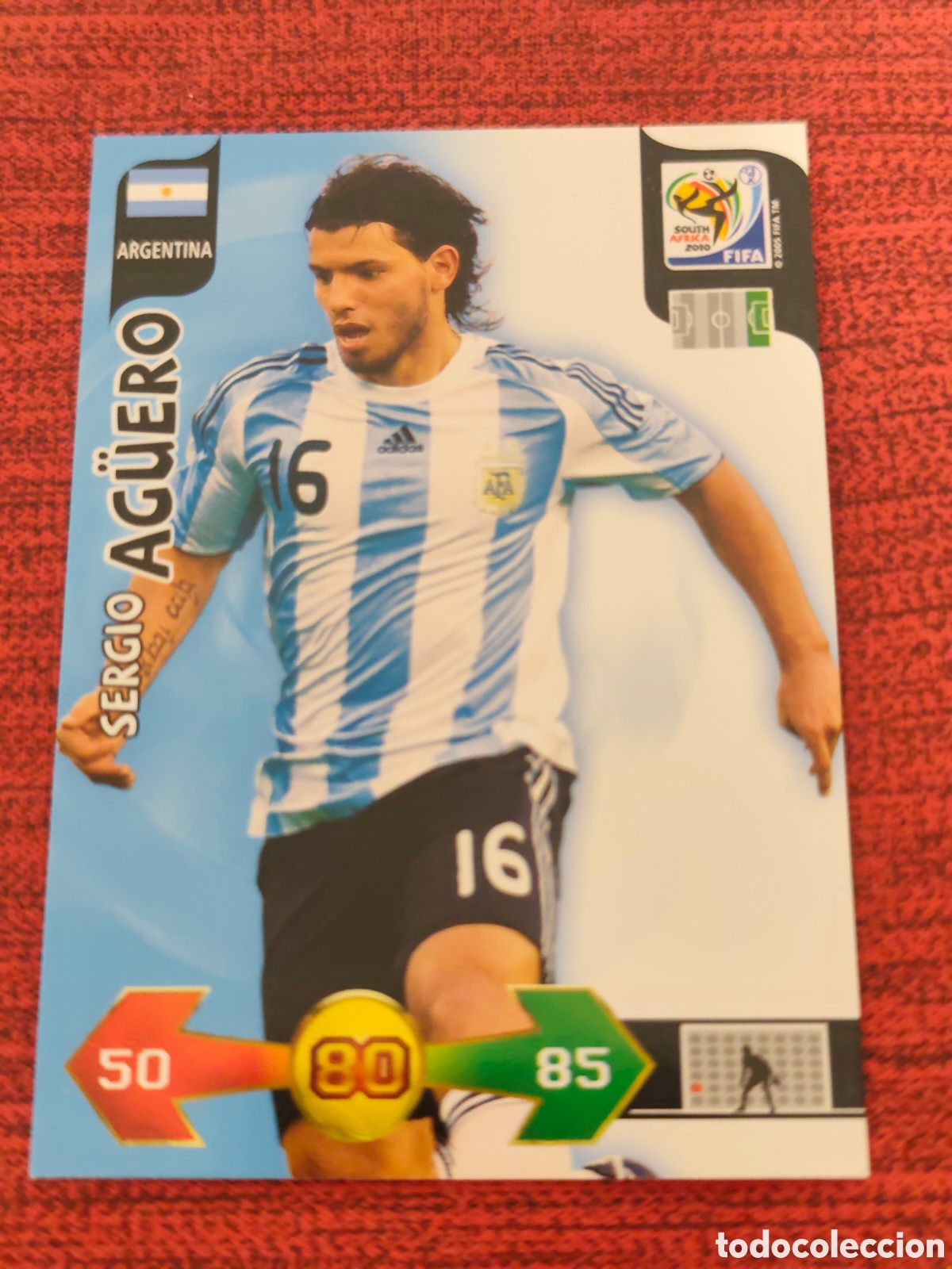 Cromos de f&uacute;tbol: AG&Uuml;ERO ARGENTINA ADRENALYN XL WORLD CUP SOUTH AFRICA 2010