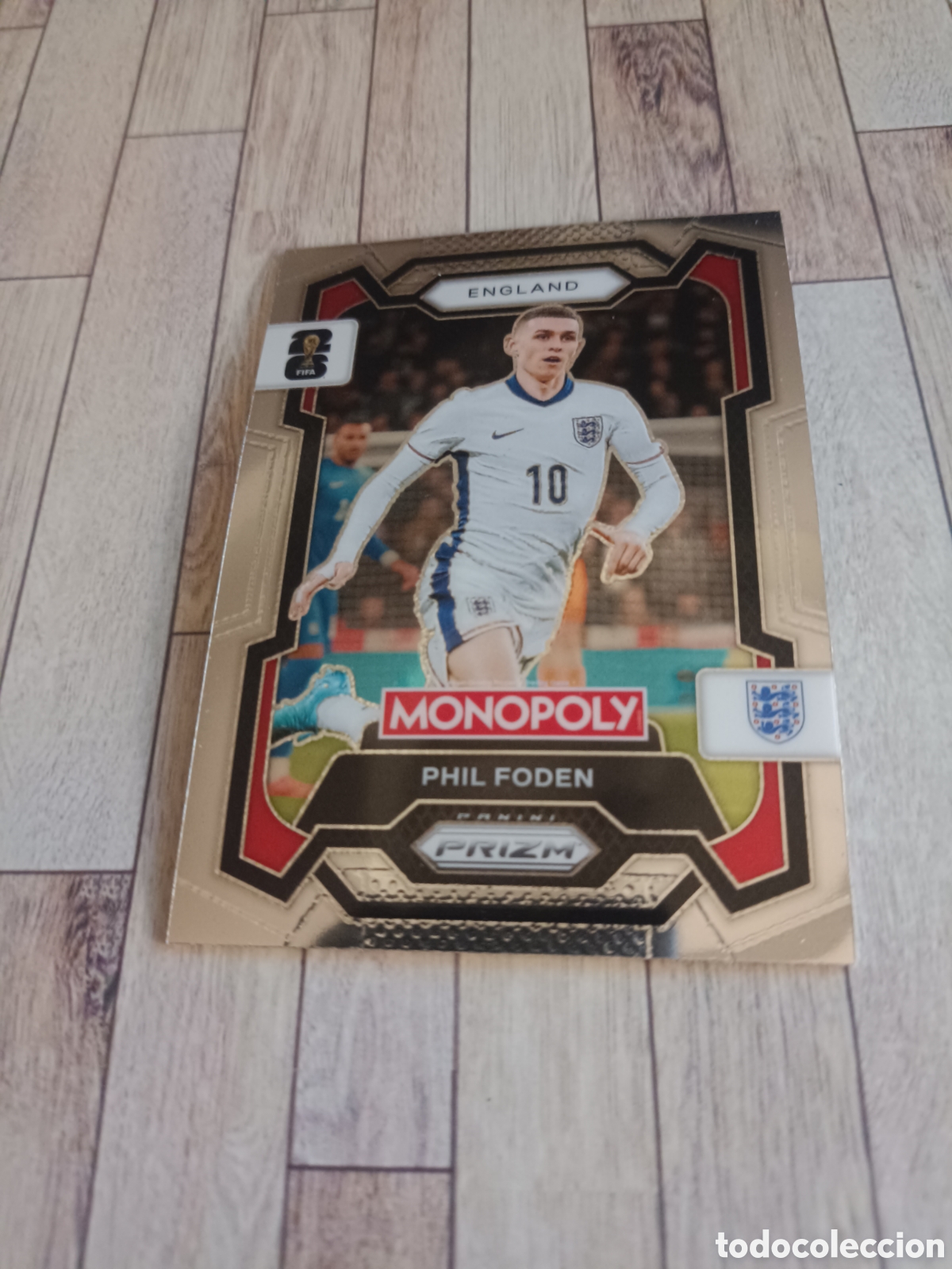 Cromos de f&uacute;tbol: 29 PHIL FODEN INGLATERRA BASE PRIZM MONOPOLY FIFA WORLD CUP PANINI 26 USA 2026