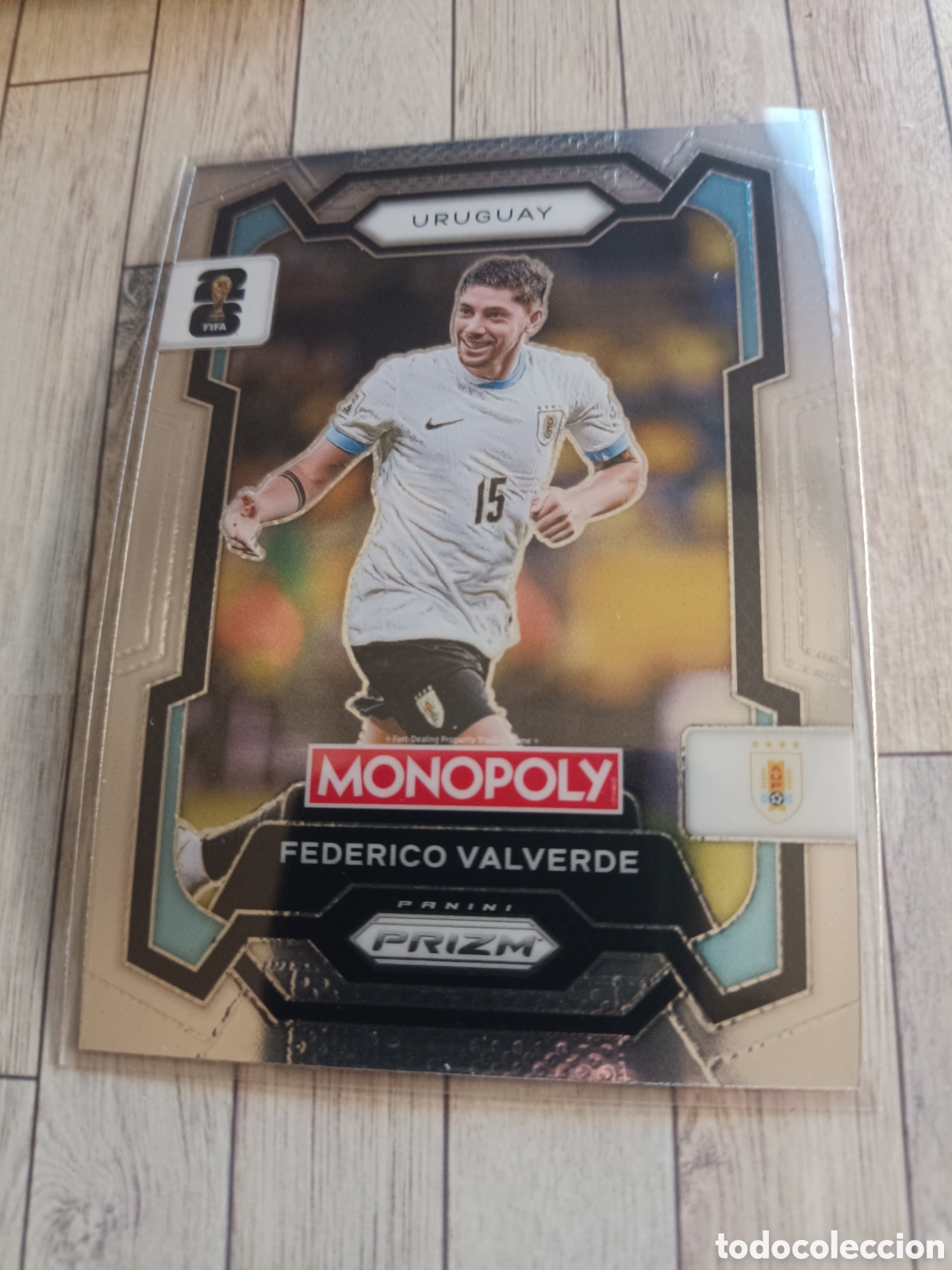 Cromos de f&uacute;tbol: 65 VALVERDE URUGUAY BASE PRIZM MONOPOLY FIFA WORLD CUP PANINI 26 USA 2026
