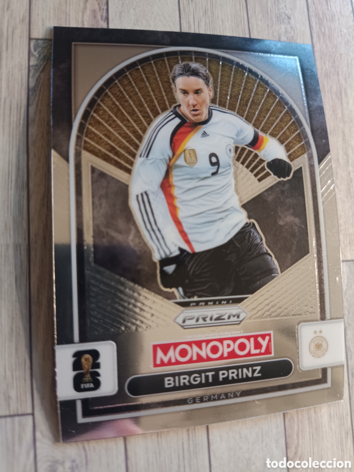 Cromos de f&uacute;tbol: 88 BIRGIT PRINZ ALEMANIA BASE PRIZM MONOPOLY FIFA WORLD CUP PANINI 26 USA 2026