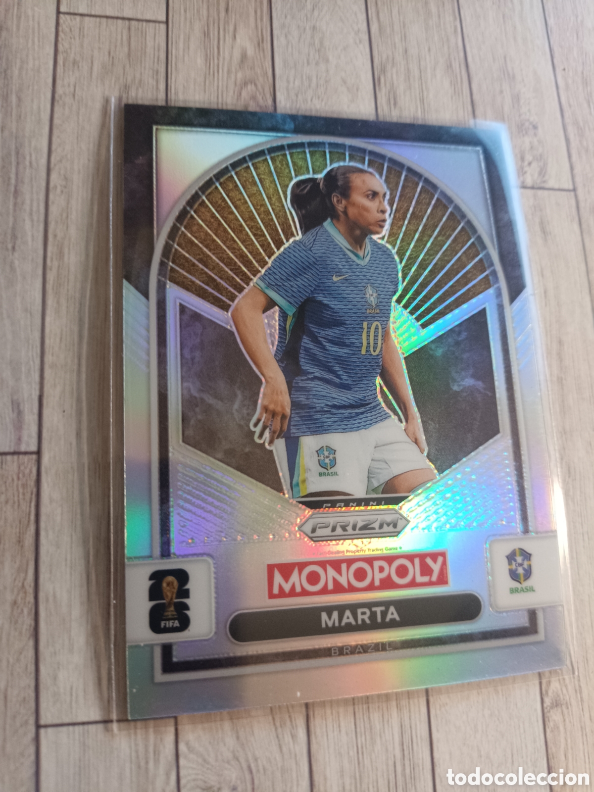 Cromos de f&uacute;tbol: 96 MARTA BRASIL BRAZIL BASE PRIZM MONOPOLY FIFA WORLD CUP PANINI 26 USA 2026