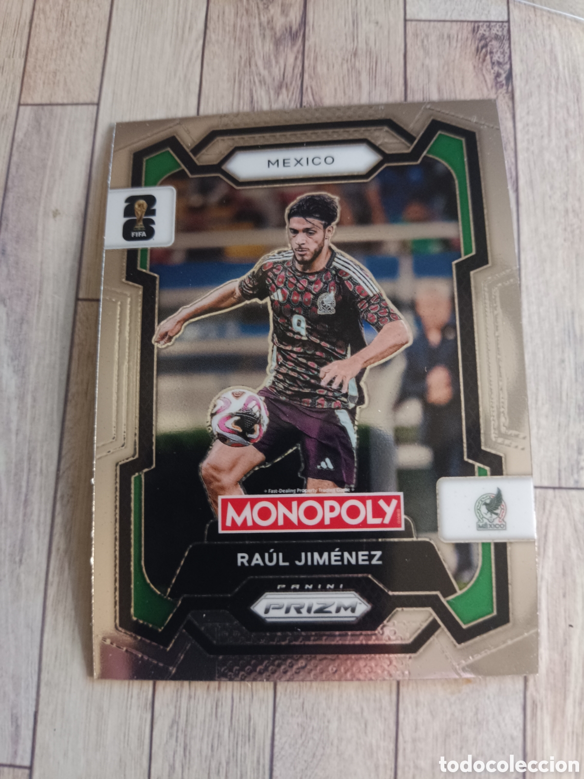 Cromos de f&uacute;tbol: 58 RAUL JIMENEZ MEXICO M&Eacute;JICO PRIZM MONOPOLY FIFA WORLD CUP PANINI 26 USA 2026