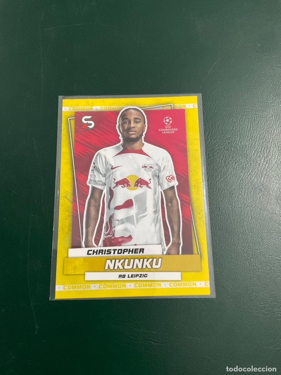 Cromos de f&uacute;tbol: Christopher Nkunku n 120 - Leipzig 2023 Topps Superstars Uefa Champions League-COMMON VERSION YELLOW