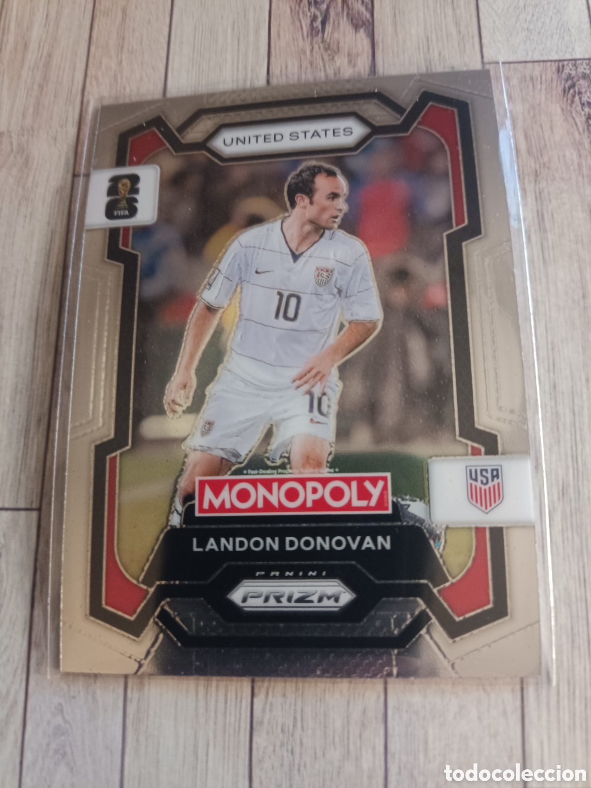 Cromos de f&uacute;tbol: 48 LANDON DONOVAN UNITED STATES USA BASE PRIZM MONOPOLY FIFA WORLD CUP PANINI 26 USA 2026