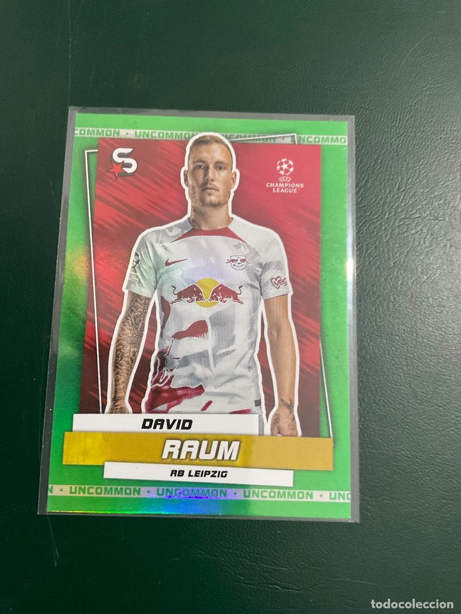 Cromos de f&uacute;tbol: David Raum n 117 - RB Leipzig - 2023 Topps Superstars Uefa Champions League- UNCOMMON GREEN