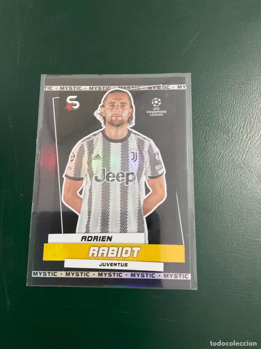 Cromos de f&uacute;tbol: Adrien Rabiot n 89 - Juventus - 2023 Topps Superstars Uefa Champions League- MYSTIC BLACK