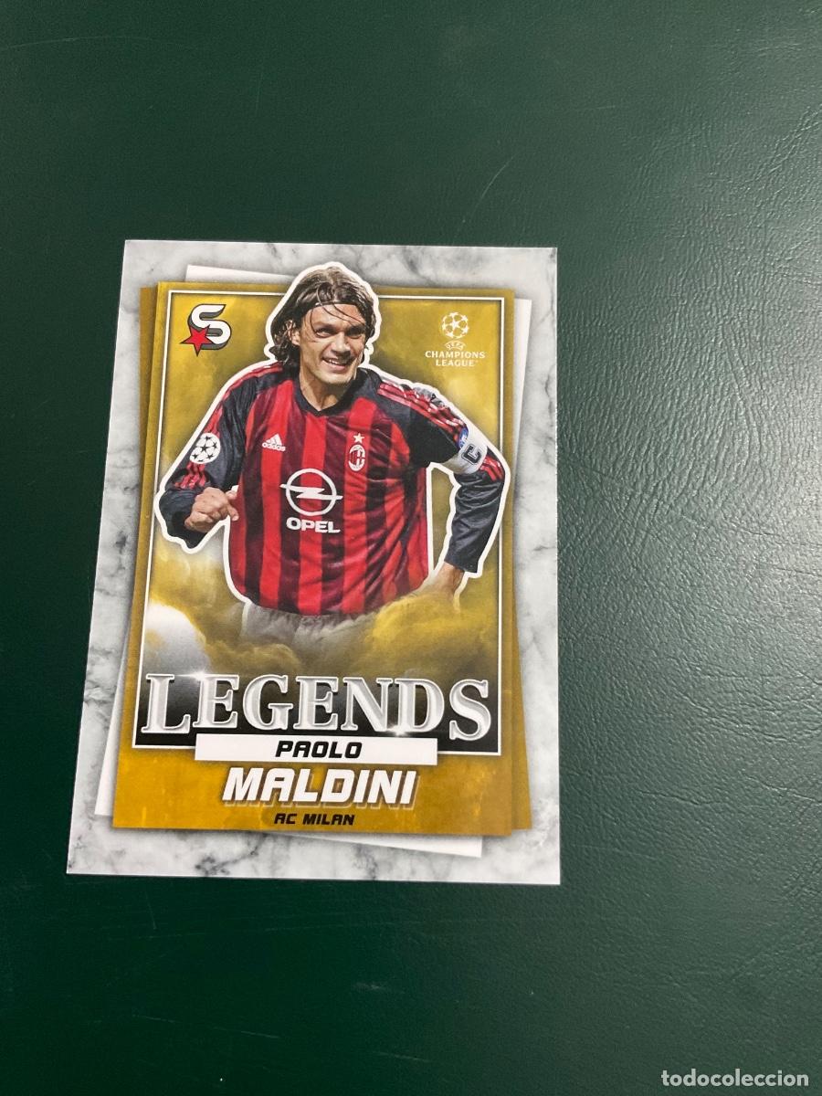Cromos de f&uacute;tbol: Paolo Maldini n 197 - AC Milan - Legends - 2023 Topps Superstars Uefa Champions League- BASE