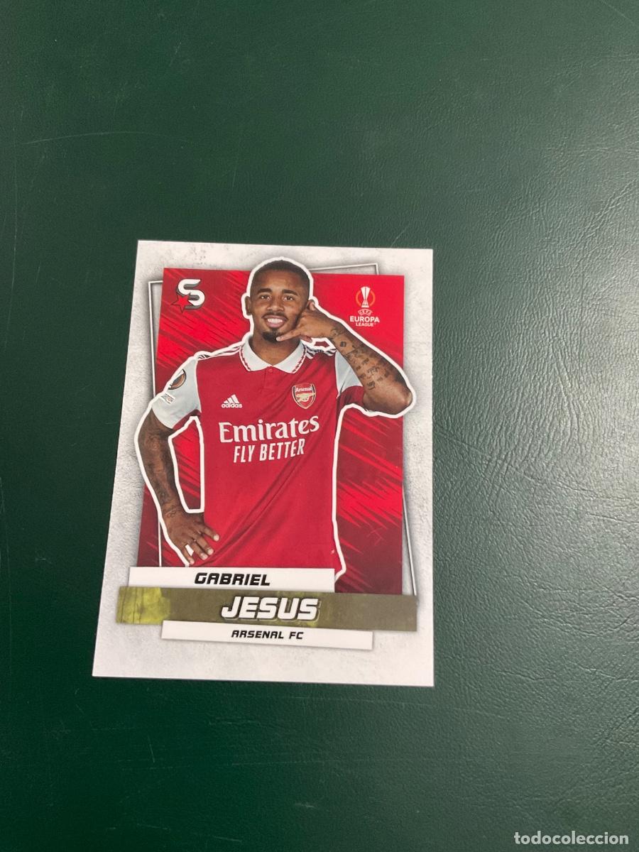 Cromos de f&uacute;tbol: Gabriel Jesus n 165 - Arsenal FC - 2023 Topps Superstars Uefa Champions League- BASE