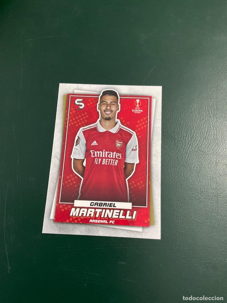 Cromos de f&uacute;tbol: Gabriel Martinelli n 164 - Arsenal FC - 2023 Topps Superstars Uefa Champions League- BASE