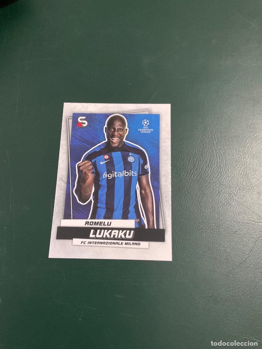 Cromos de f&uacute;tbol: Romelu Lukaku n 83 - Inter Milan - 2023 Topps Superstars Uefa Champions League- BASE