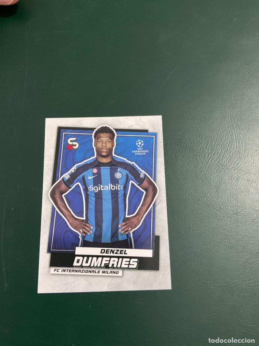 Cromos de f&uacute;tbol: Denzel Dumfries n 78 - Inter Milan - 2023 Topps Superstars Uefa Champions League- BASE
