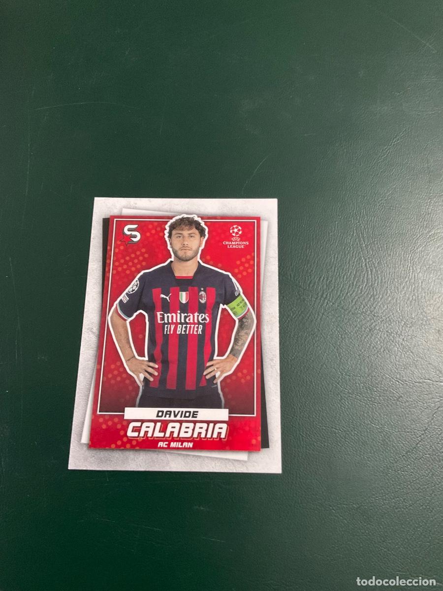 Cromos de f&uacute;tbol: Davide Calabria n 70 - AC Milan - 2023 Topps Superstars Uefa Champions League- BASE