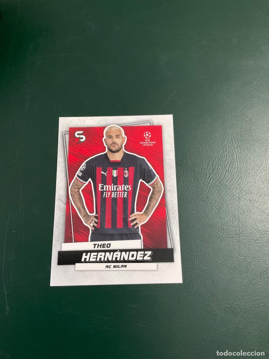 Cromos de f&uacute;tbol: Theo Hernandez n 68 - AC Milan - 2023 Topps Superstars Uefa Champions League- BASE