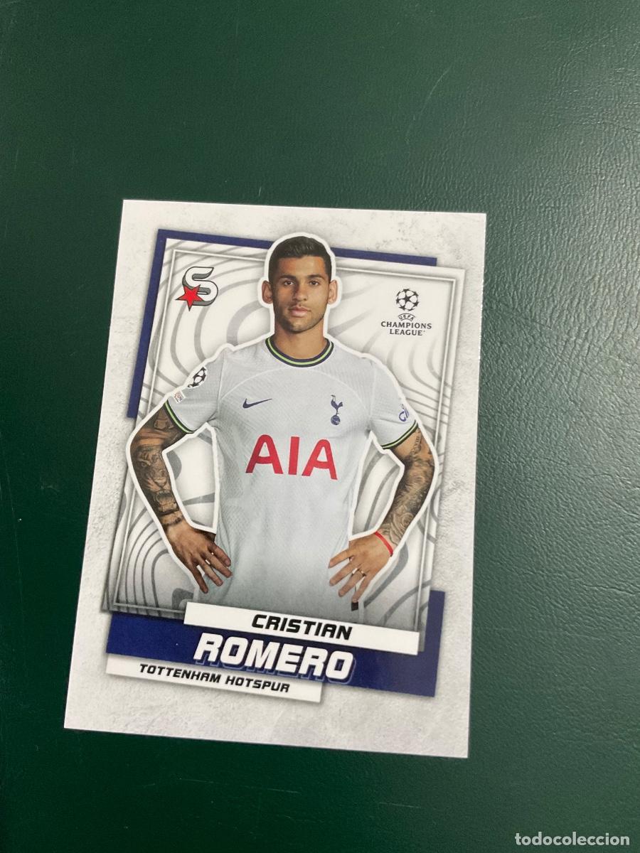Cromos de f&uacute;tbol: Cristian Cuti Romero n 30 - Tottenham Hotspur - 2023 Topps Superstars Uefa Champions League- BASE