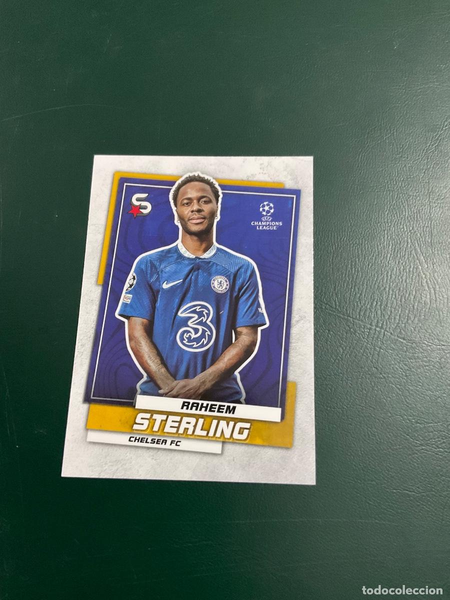 Cromos de f&uacute;tbol: Raheem Sterling n 27 - Chelsea FC - 2023 Topps Superstars Uefa Champions League- BASE