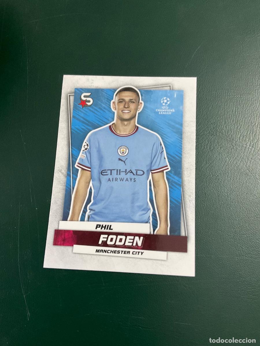 Cromos de f&uacute;tbol: Phil Foden n 5 - Manchester City - 2023 Topps Superstars Uefa Champions League- BASE