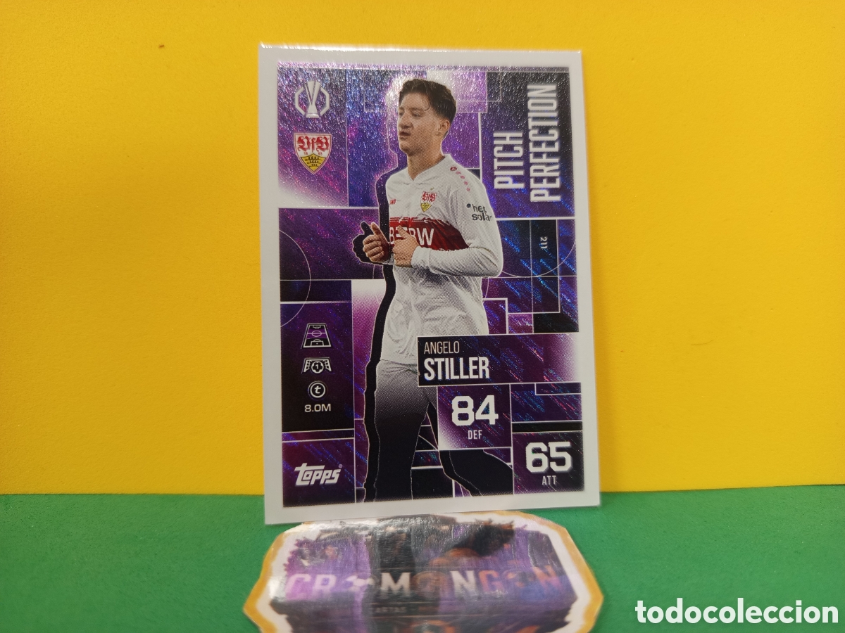 Cromos de f&uacute;tbol: ❇️ CROMO ⚽ STILLER STUTTGART 211 PITCH PERFECTION MATCH ATTAX EXTRA CHAMPIONS UCL 2025 2026 25 26 ❇️