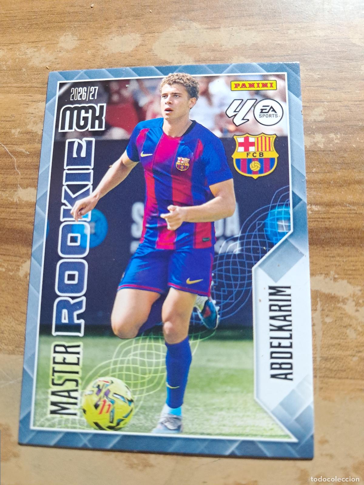Cromos de f&uacute;tbol: CARD MEGACRACKS TEMPORADA 26/27: MASTER ROOKIE ABDELKARIM, N&deg; 406