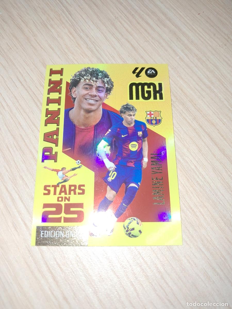 Cromos de f&uacute;tbol: CARD MEGACRACKS TEMPORADA 26/27: PANINI STARS ON 25 EDICI&Oacute;N &Uacute;NICA LAMINE YAMAL
