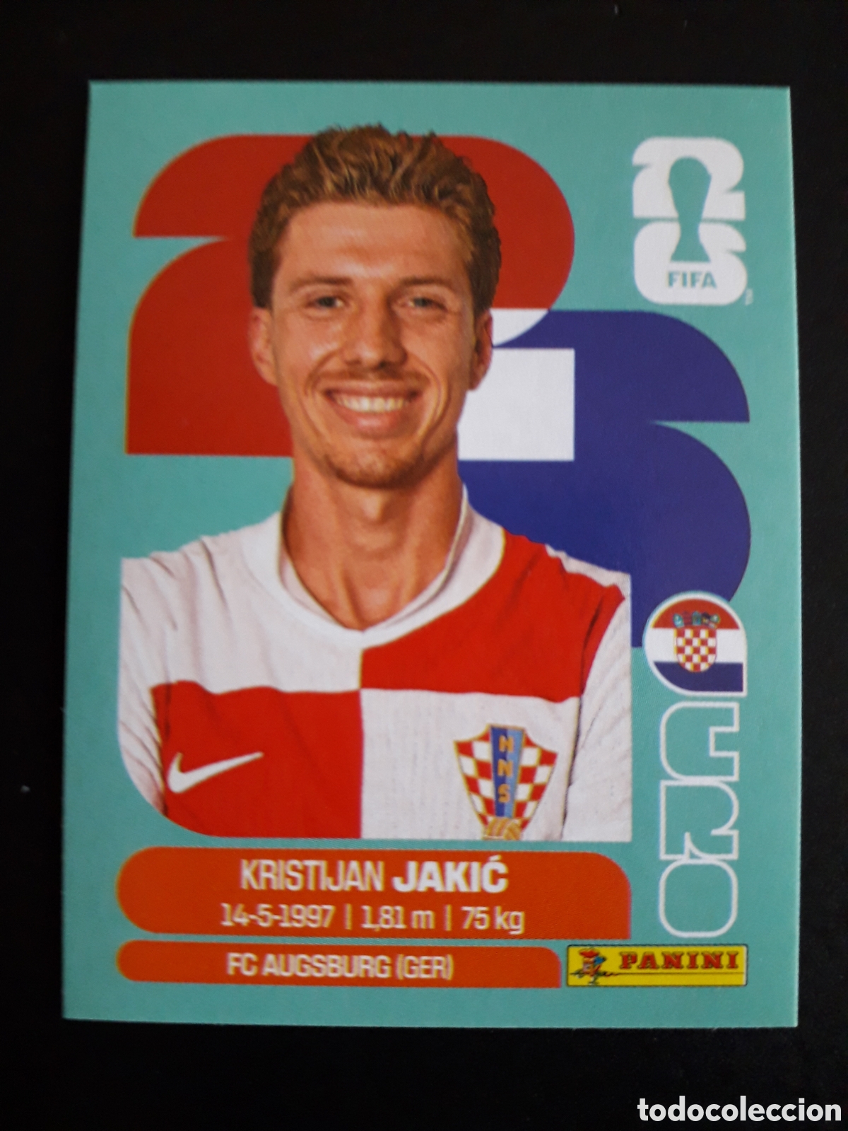 Cromos de f&uacute;tbol: JAKIĆ CROACIA CRO 8 MUNDIAL F&Uacute;TBOL 2026 FIFA WORLD CUP PANINI SIN PEGAR PEDIDO M&Iacute;NIMO 3&euro;.