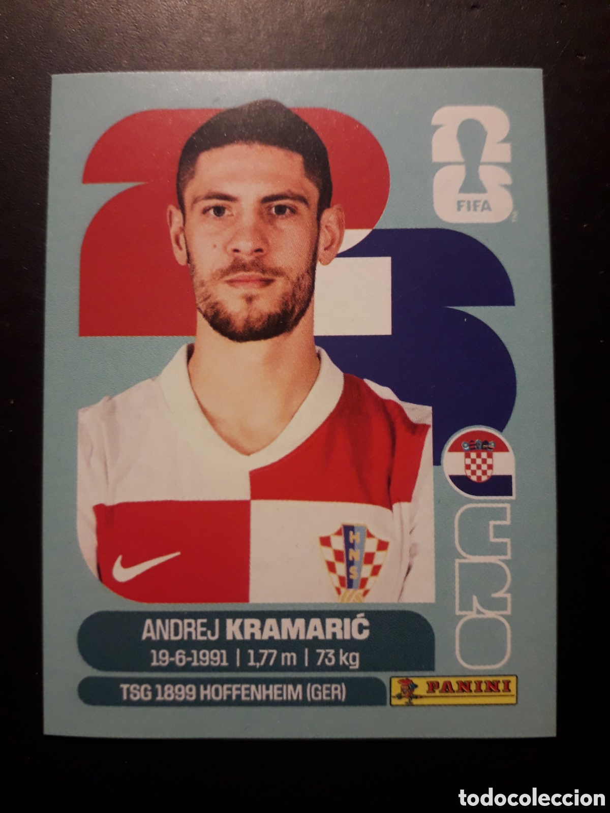 Cromos de f&uacute;tbol: KRAMARIC CROACIA CRO 19 MUNDIAL F&Uacute;TBOL 2026 FIFA WORLD CUP PANINI SIN PEGAR PEDIDO M&Iacute;NIMO 3&euro;