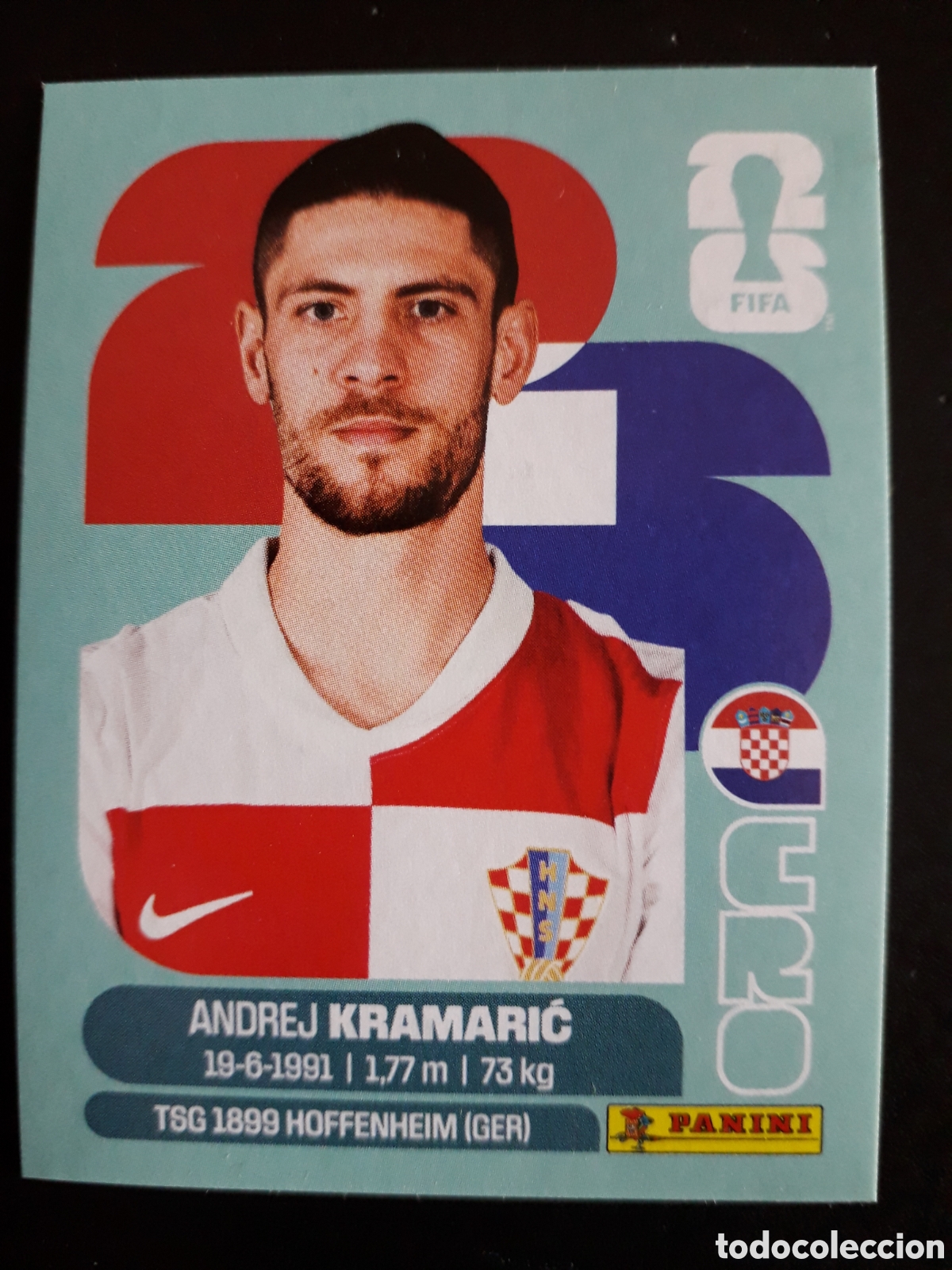 Cromos de f&uacute;tbol: KRAMARIC CROACIA CRO 19 MUNDIAL F&Uacute;TBOL 2026 FIFA WORLD CUP PANINI SIN PEGAR PEDIDO M&Iacute;NIMO 3&euro;