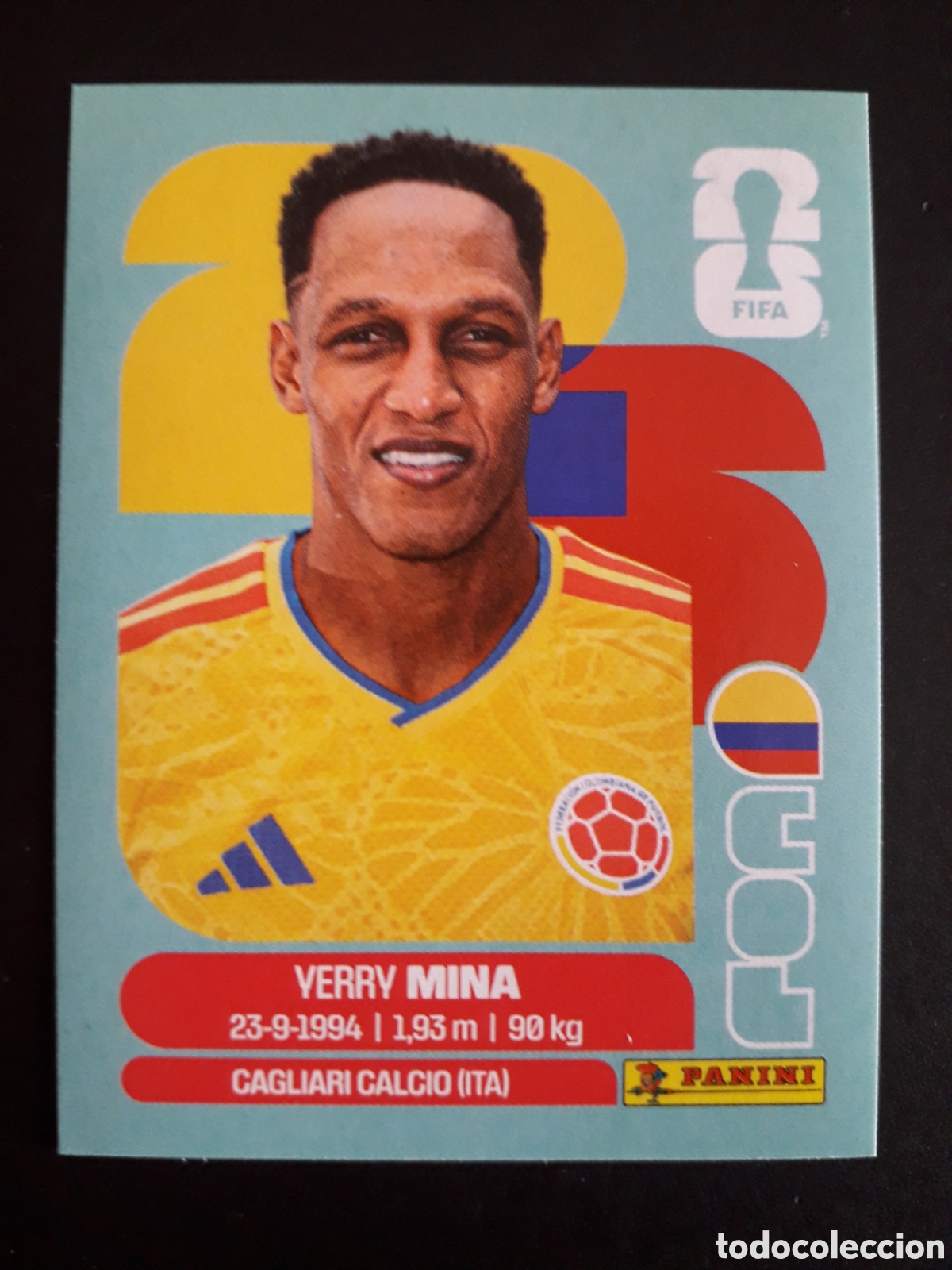 Cromos de f&uacute;tbol: MINA COLOMBIA COL 5 MUNDIAL F&Uacute;TBOL 2026 FIFA WORLD CUP PANINI SIN PEGAR PEDIDO M&Iacute;NIMO 3&euro;