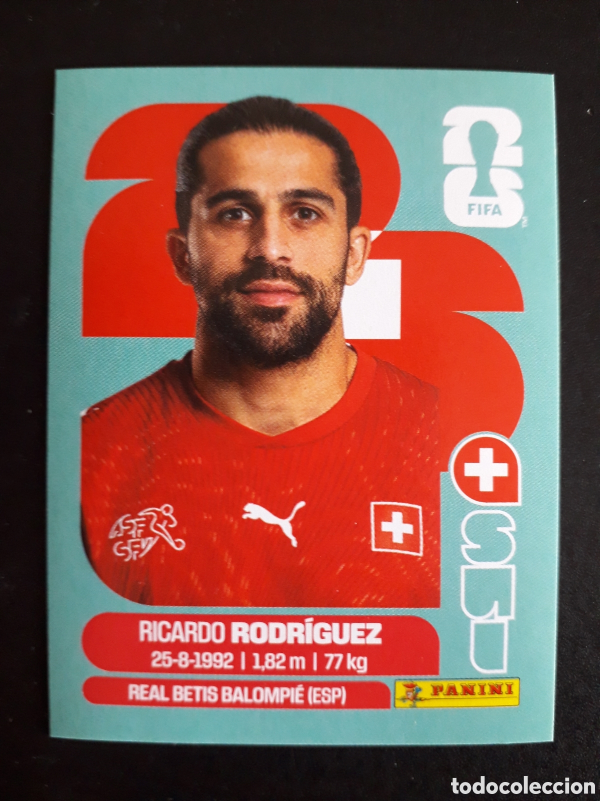 Cromos de f&uacute;tbol: RODR&Iacute;GUEZ SUIZA SUI 5 MUNDIAL F&Uacute;TBOL 2026 FIFA WORLD CUP PANINI SIN PEGAR PEDIDO M&Iacute;NIMO 3&euro;