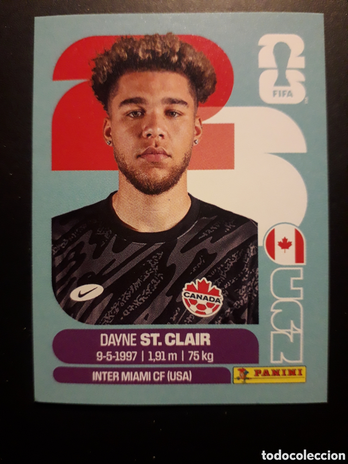 Cromos de f&uacute;tbol: ST CLAIR CANAD&Aacute; CAN 2 MUNDIAL F&Uacute;TBOL 2026 FIFA WORLD CUP PANINI SIN PEGAR PEDIDO M&Iacute;NIMO 3&euro;.