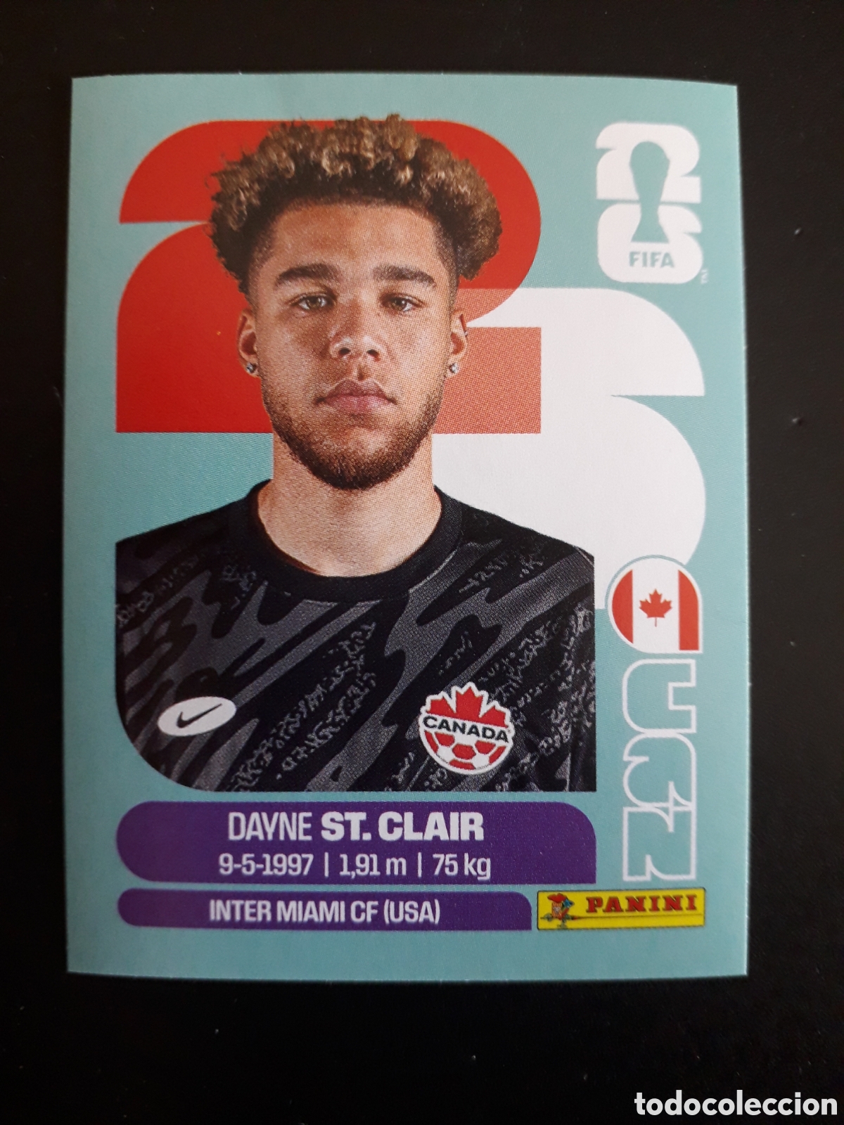 Cromos de f&uacute;tbol: ST CLAIR CANAD&Aacute; CAN 2 MUNDIAL F&Uacute;TBOL 2026 FIFA WORLD CUP PANINI SIN PEGAR PEDIDO M&Iacute;NIMO 3&euro;.