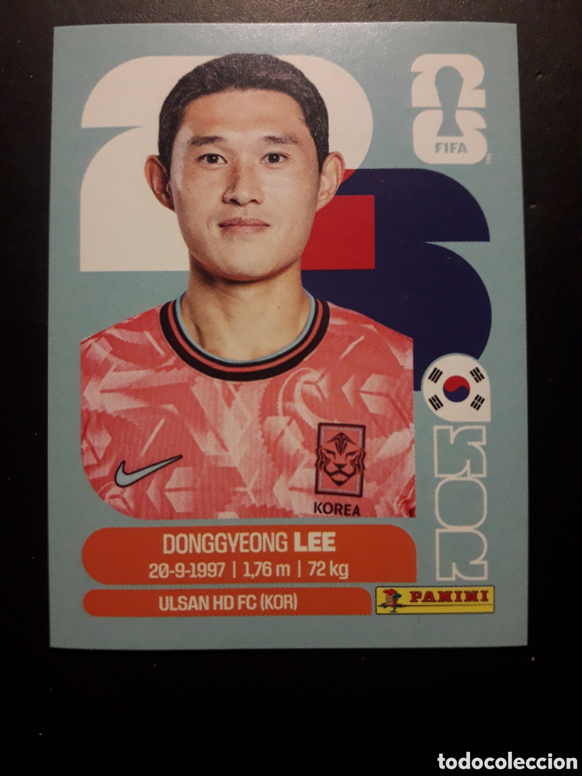 Cromos de f&uacute;tbol: D LEE COREA DEL SUR KOR 16 MUNDIAL F&Uacute;TBOL 2026 FIFA WORLD CUP PANINI SIN PEGAR PEDIDO M&Iacute;NIMO 3&euro;