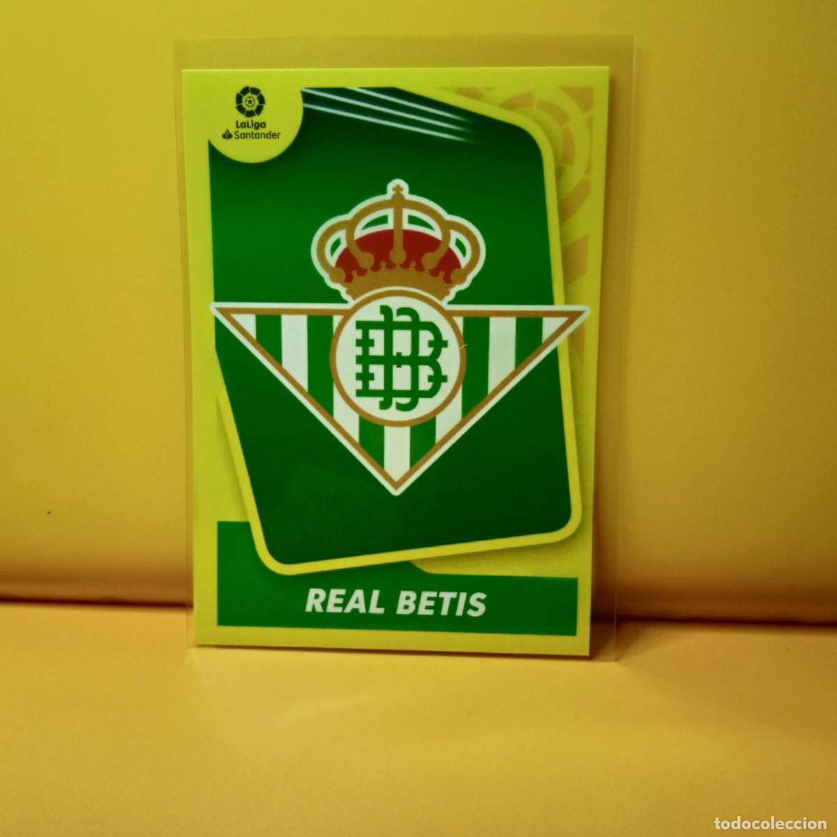 Cromos de f&uacute;tbol: EDICIONES ESTE 2021 2022 21 22 REAL BETIS ESCUDO 1