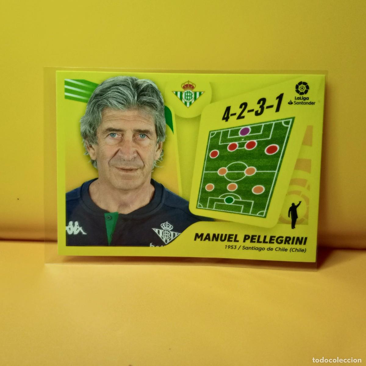 Cromos de f&uacute;tbol: EDICIONES ESTE 2021 2022 21 22 REAL BETIS MANUEL PELLEGRINI 2